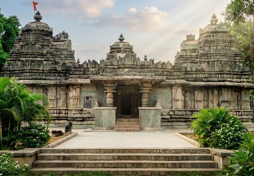 Shri Malleswara Temple Temple After Restoration